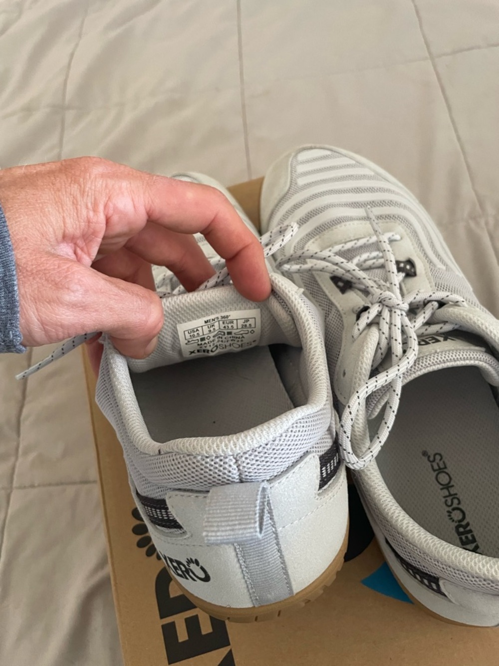 Xero Shoes Mens 360 Lunar Rock Size 10.5 With Box - Picture 6 of 8